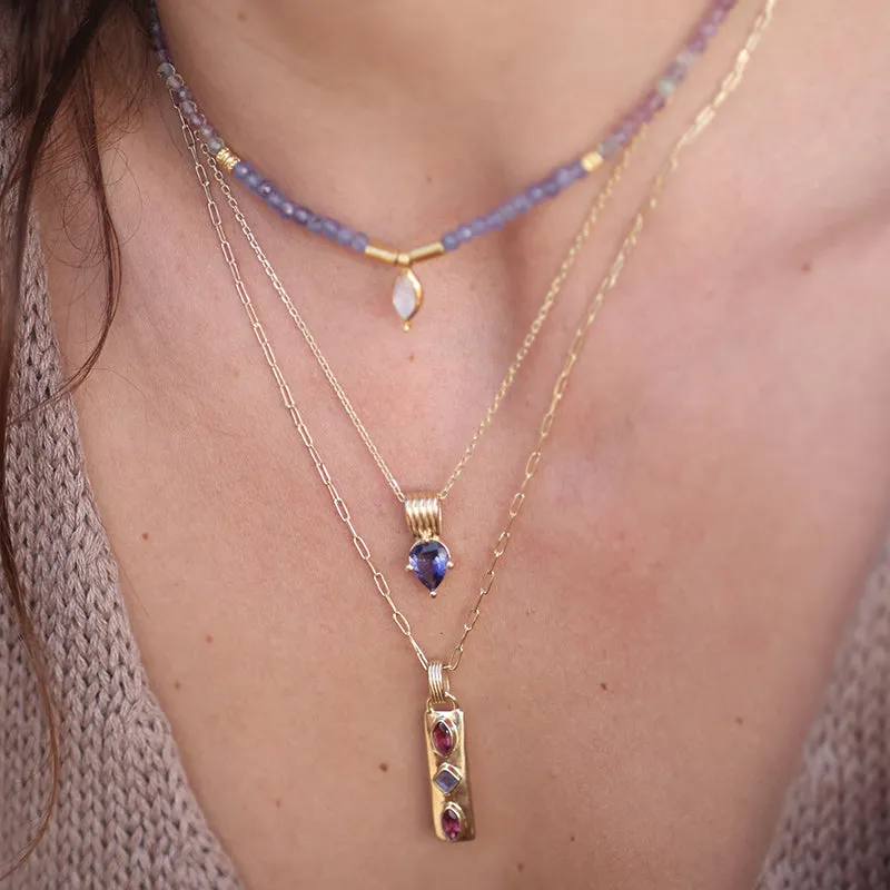 THEIA TANZANITE NECKLACE