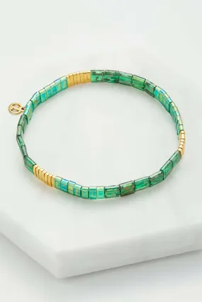 Tile Bracelet | Emerald