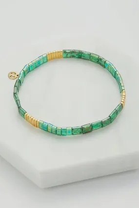 Tile Bracelet (Emerald)