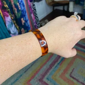 tortoise shell cellulose cuff