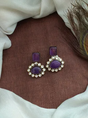 Unveiling Victorian Elegance Uncut Polki Stones Victorian Earrings