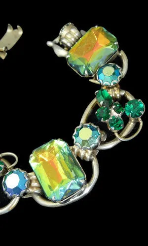 Vintage De lizza and Elster Julianna Watermelon bracelet and earrings