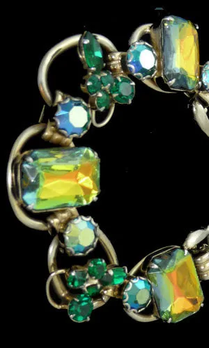 Vintage De lizza and Elster Julianna Watermelon bracelet and earrings
