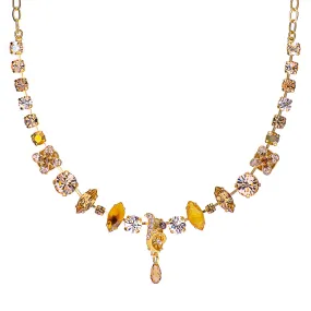 Wallflower Marquise and Round Necklace in "Chai" *Preorder*