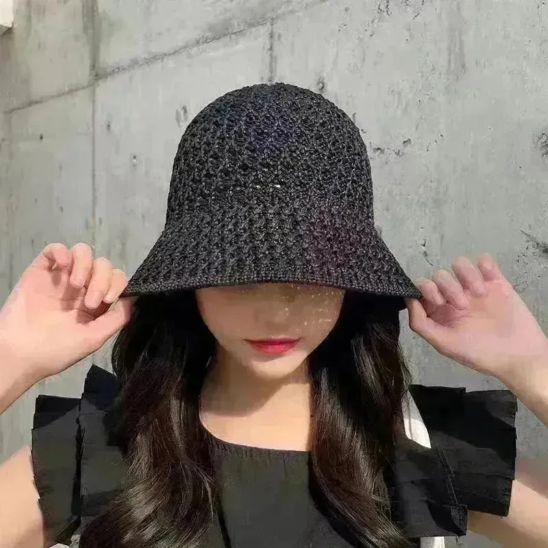 Women's Spring And Summer Hollow Sun Protection Hat