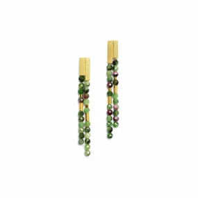 Yanika Earrings Ruby Ziosite- 15767086